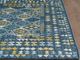 KAS Rugs Dahlia Blue Mosaic 5'x7' Area Rug-4