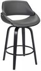 Armen Living Mona Gray 26" Swivel Counter Stool-0