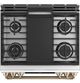 Café™ 30" Matte White Slide In Dual Fuel Range-4