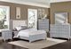 Vaughan-Bassett Bonanza Gray/Linen California King Upholstered Panel Bed-1
