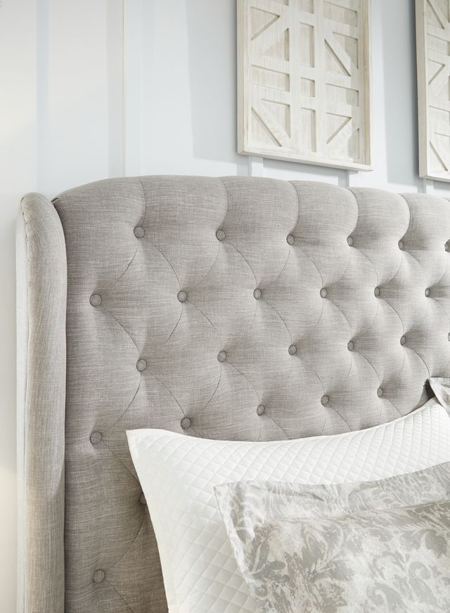 Signature Design by Ashley® Jerary Gray Queen Upholstered Bed-2