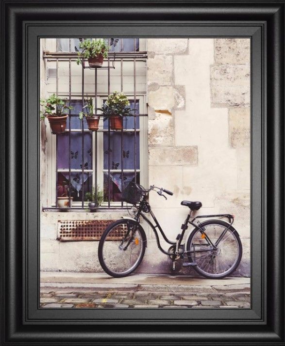 Classy Art Beige/Black Le Velo By Irene Suchocki  Wall Art-1