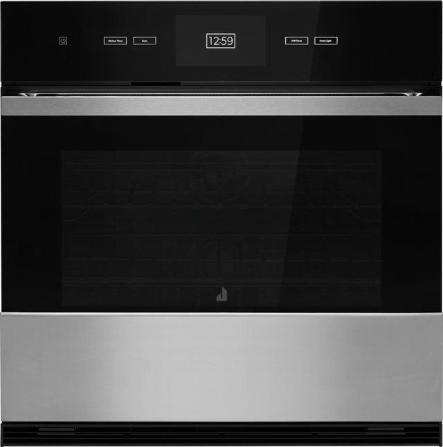 JennAir® NOIR™ 30" Floating Glass Black Built-In Single Electric Wall Oven-2