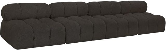 Meridian Furniture Ames 4-Piece Brown Modular Sofa-0