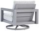 Signature Design by Ashley® Moonlight View Gray Outdoor Swivel Chair-2