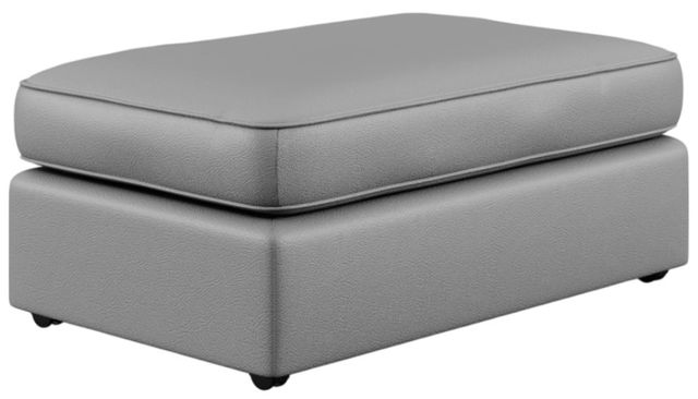 Flexsteel® Vail Light Gray Cocktail Ottoman-0