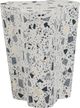 TOV Furniture Slab Black/White 18" Concrete Indoor/Outdoor Side Table-4