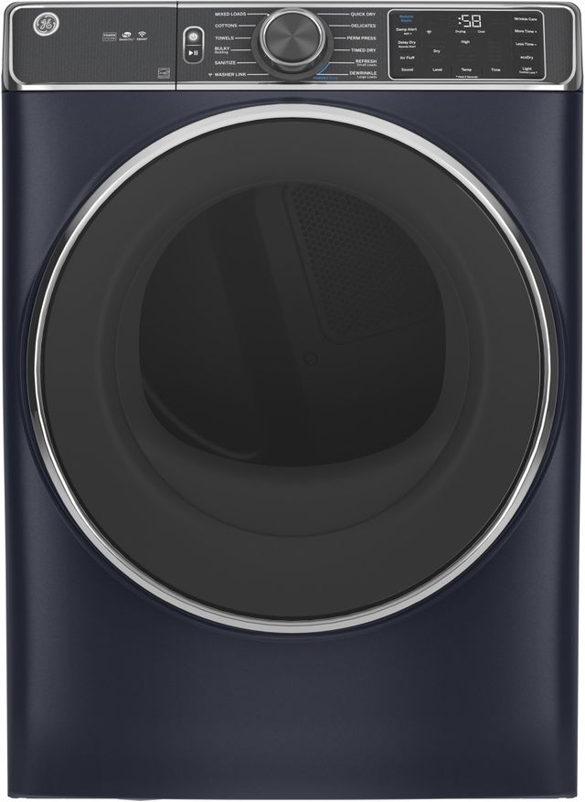 GE® 7.8 Cu. Ft. Sapphire Blue Smart Front Load Gas Dryer-0