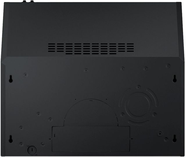 Summit® 24" Matte Black Under Cabinet Range Hood-3