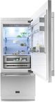 Fulgor Milano 700 Series 36" 18.5 Cu. Ft. Stainless Steel Built-In Bottom Freezer Refrigerator-1