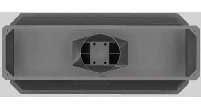 Vent-A-Hood® Designer Series 66" Gunsmoke Island Range Hood-2