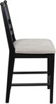 Signature Design by Ashley® Chadworth Black Upholstered Bar Stool-3