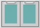 Hestan® AGAD Series 30” Bora Bora Outdoor Double Access Doors-0