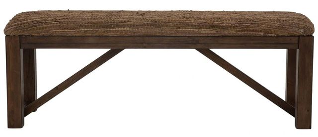 Michael Amini® Carrollton Rustic Ranch Bench-2