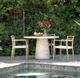 Dovetail Furniture Detta Natural/White Rope/Wooden Outdoor Dining Chair-1