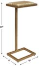 Uttermost® Gamora Antique Gold Marble Drink Table-4