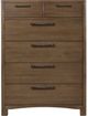 Modus Furniture Arden Tavern Brown 6-Drawer Chest-2