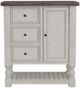 International Furniture Direct Stone Ivory Chest-2