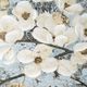 Olliix by Madison Park Luminous Bloom Blue Gold Foil Floral Hand Embellished Canvas Art-1
