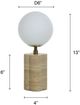 Stylecraft Tamara Day Amabel 6" Table Lamp-2
