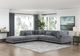 Homelegance® Traverse 4-Piece Gray 135" Modular Sectional-1