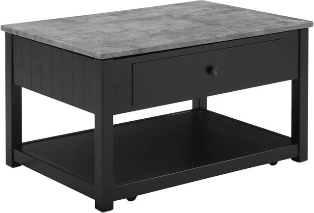 Signature Design by Ashley® Ezmonei Black/Gray Lift Top Coffee Table-0