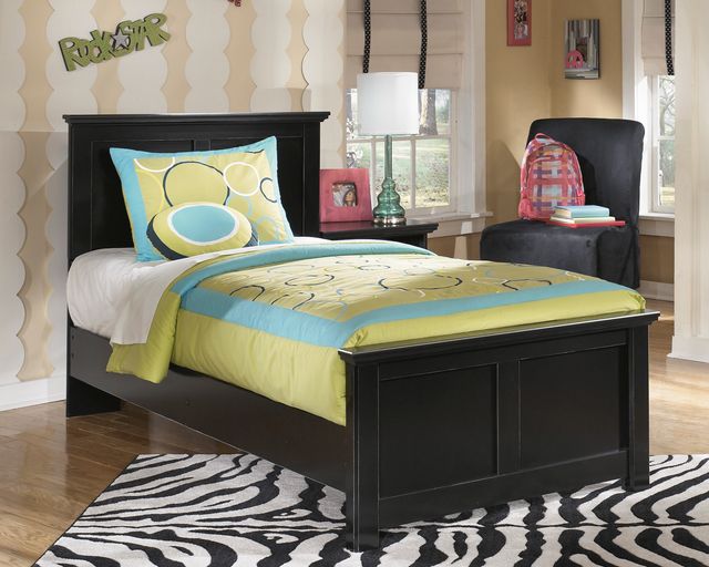 Signature Design by Ashley® Maribel Black Twin Panel Bed-1