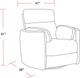 Parker House® Radius Vintage Whiskey Leather Power Swivel Glider Recliner P1-5
