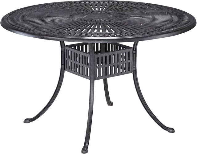 homestyles® Grenada 32" Charcoal Outdoor Dining Table-0