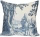 Stylecraft Beige/Blue 24" Designer Pillow-0