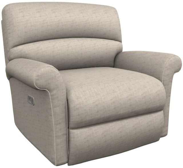 La-Z-Boy® Robin Taupe Power Reclining Chair and a Half with Headrest and Lumbar-0