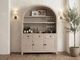 Sunny Designs™ Liz Bergen Oak Wine and Coffee Bar-1