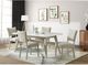 Elements International Bette White Upholstered Dining Side Chair-4