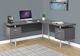 Monarch Specialties Inc. Grey 70" L Shaped Computer Desk-1