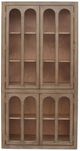 Nest Home Collections Delia Antique Natural Tall Cabinet -0