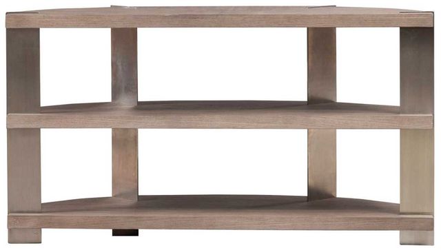 Liberty Furniture Harlow Sandstone Sofa Table with Satin Nickel Base-4