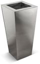 Le Present Satino Classic Stainless Steel 28" Planter-0