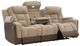 Signature Design by Ashley® Mixed Motion Brownstone Power Reclining Sofa with Adjustable Headrest-4