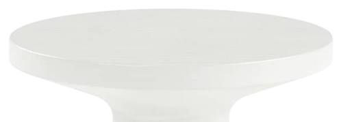 Sunset West Bone White Glass Fiber Reinforced Concrete Outdoor End Table-1
