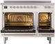Ilve® Nostalgie II Series 48" Antique White Pro Style Induction Range-1