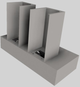 Vent-A-Hood® 48" Stainless Steel Contemporary Wall Mounted Range Hood-5