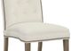 Fairfield® Customizable Entree Dining Empire Short Back Armless Stack Chair with Mica Legs-3