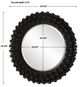 Uttermost® Circle of Piers Ebony Stain Round Mirror-2