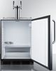 Summit® Commercial 5.5 Cu. Ft. Stainless Steel Beer Cooler/Kegerator-2