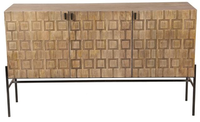 Moe's Home Collection Dixie Brown Sideboard with Black Metal Base-0