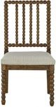 Forty West Bryce Bone Brown Side Chair-1