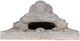 A & B Home Gray Lion’s Head Wall Decor-1