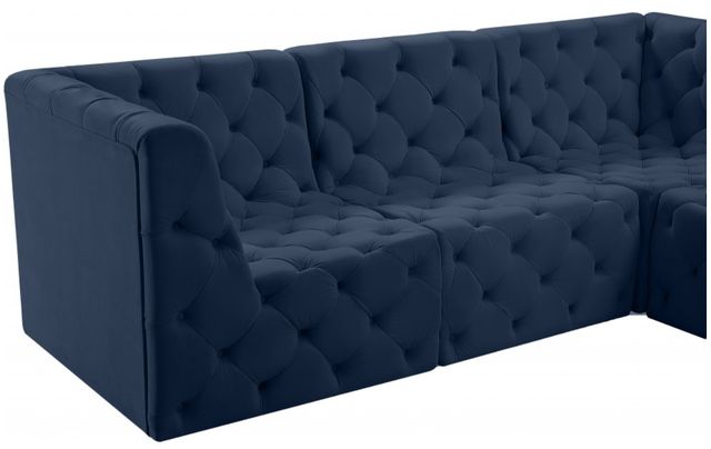 Meridian Furniture Tuft 8-Piece Navy Modular Sectional Set-3