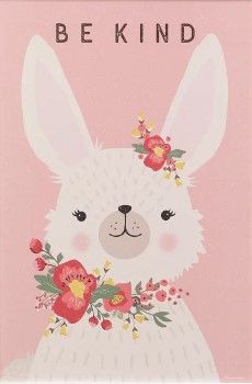 Stylecraft Kind Bunny Beige/White Wall Art-1
