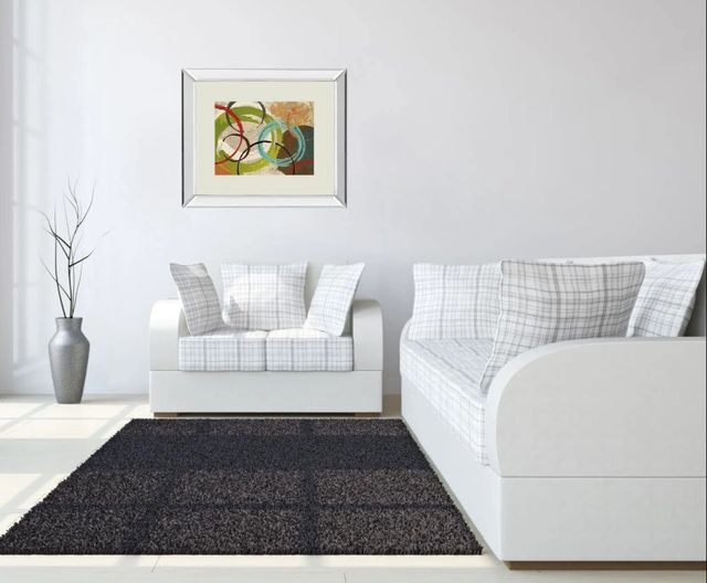 Classy Art Away We Go I by Katrina Craven Mirror Framed Wall Art-2